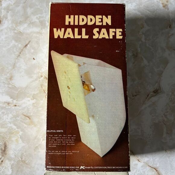 Hidden Wall Safe Outlet Diversion Safe Hidden Compartment Jewelry Stash Box Y2K - Picture 1 of 5